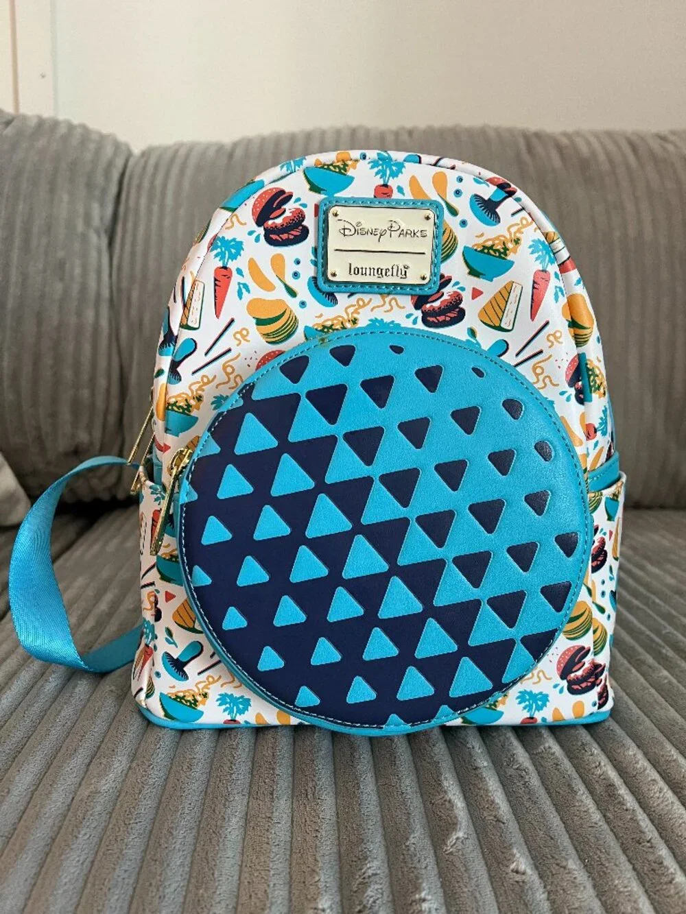 NWT Disney Loungefly EPCOT Food Wine Festival 2023 Spaceship Earth Backpack